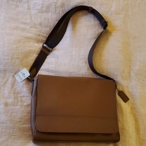 Coach Houston Leather Messenger Bag